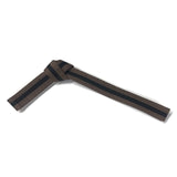 Premium Black Striped Belt - Single Wrap - 1.75" Width