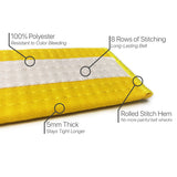 Single Wrap Belt - White Stripe - 1.5" Width