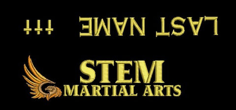 STEM Martial Arts Custom Black Belt